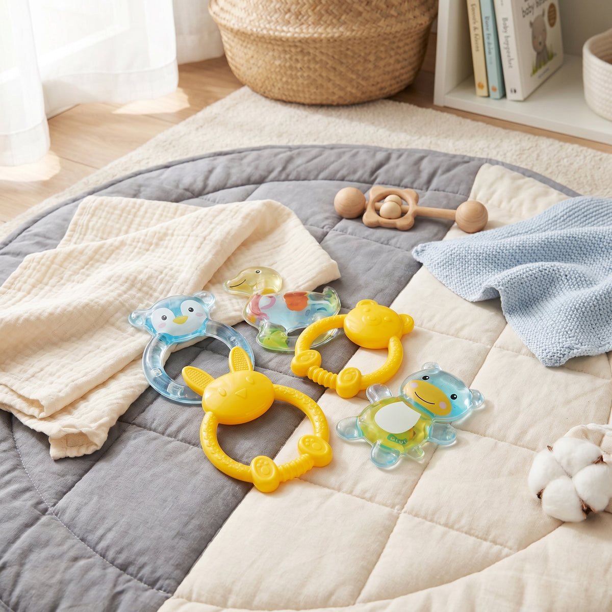 SILICONE TOY TEETHER T7C